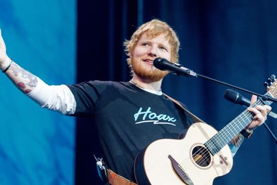 Superstar und super Kumpel: Ed Sheeran.