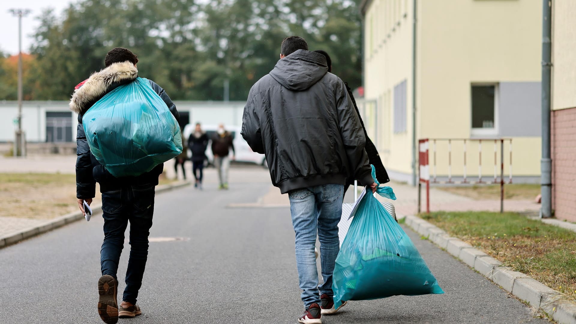 Migranten in einem Aufnahmezentrum in Eisenhüttenstadt: Wie wird sich die Lage entwickeln?