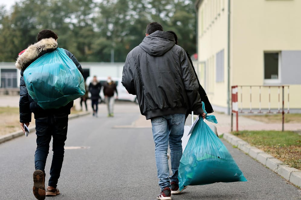 Migranten in einem Aufnahmezentrum in Eisenhüttenstadt: Wie wird sich die Lage entwickeln?