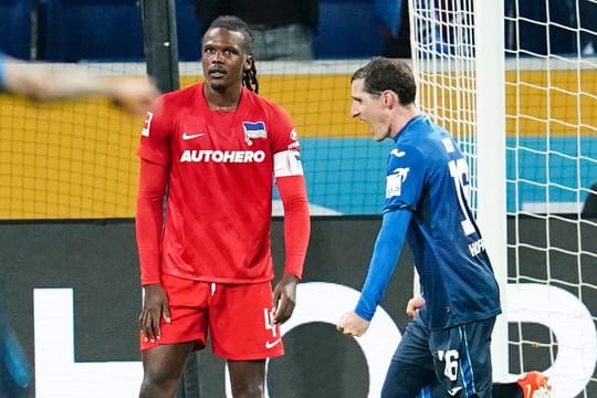 Sebastian Rudy (r) sorgte für den Endstand beim Hoffenheimer Sieg gegen Hertha BSC.