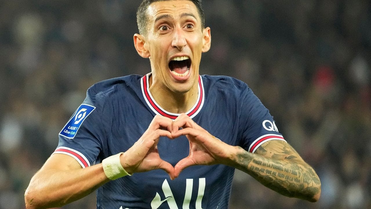 Schoss PSG zum Sieg gegen Lille: Angel Di Maria. Schoss PSG zum Sieg gegen Lille: Angel Di Maria.