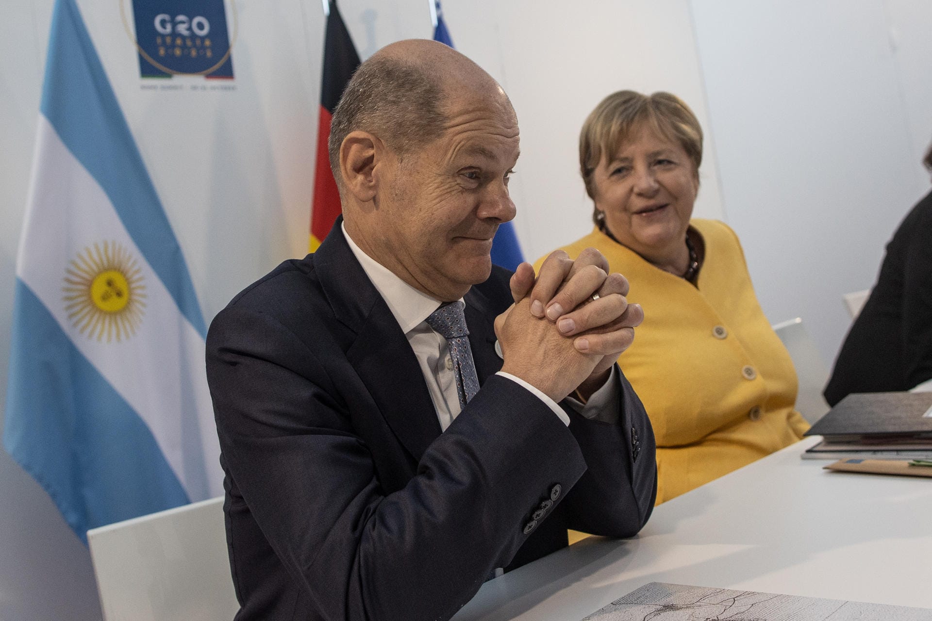 Gemeinsame Teilnahme: Olaf Scholz besuchte den G20-Gipfel nicht nur als Finanzminister, sondern vor allem auch als möglicher Nachfolger der scheidenden Kanzlerin Angela Merkel.