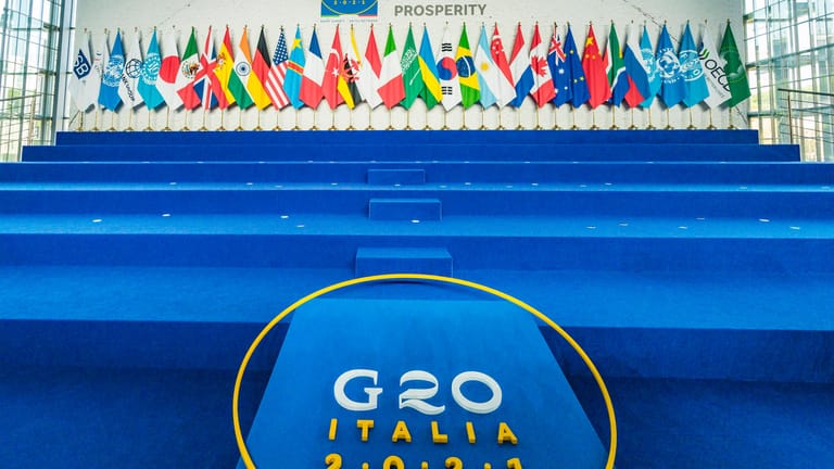 Rom: Die Staats- und Regierungschefs der führenden Wirtschaftsmächte kommen am 30. und 31. Oktober 2021 zum G20-Gipfel in der italienischen Hauptstadt zusammen.