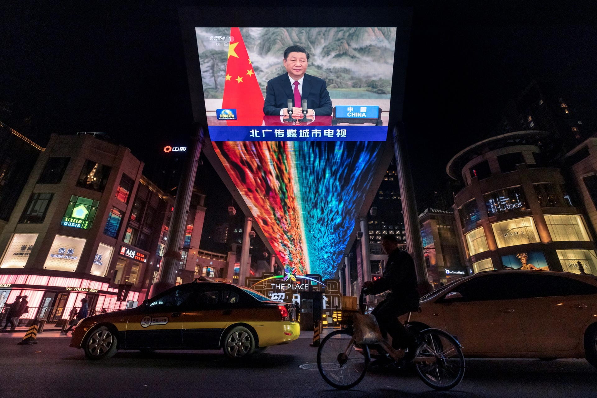 Xi Jinping: Die Rede des chinesischen Präsidenten zum G20-Gipfel wurde auch in Peking übertragen.