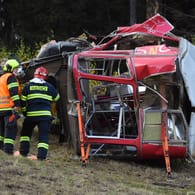 Seilbahn-Unglück in Tschechien: Eine Person ist ums Leben gekommen.