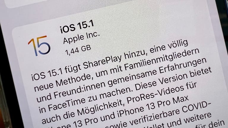 iOS 15.1-Update-Benachrichtigung: Ab sofort bekommen die iPhones auch SharePlay