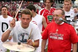 Lukas Podolski ist ein großer Fan der Höhner.