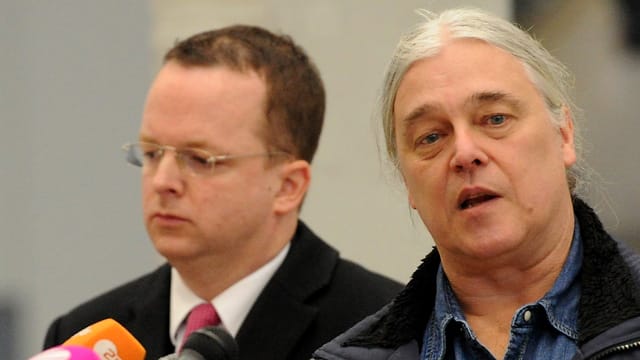 Prokon-Insolvenzverwalter Dietmar Penzlin (li.) sieht gute Chancen für eine Schadenersatzklage gegen den ehemaligen Prokon-Geschäftsführer Carsten Rodbertus (re.).