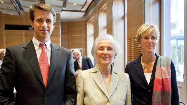 Die BMW-Familie: Stefan Quandt (l.), Johanna Quandt und Susanne Klatten (r.)