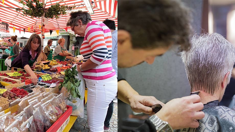 Am Obststand und beim Friseur werden Kunden bald tiefer in die Tasche greifen müssen