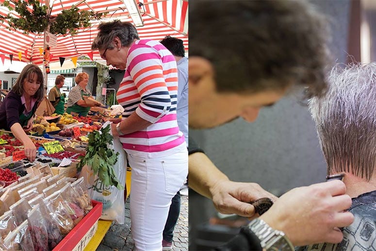 Am Obststand und beim Friseur werden Kunden bald tiefer in die Tasche greifen müssen