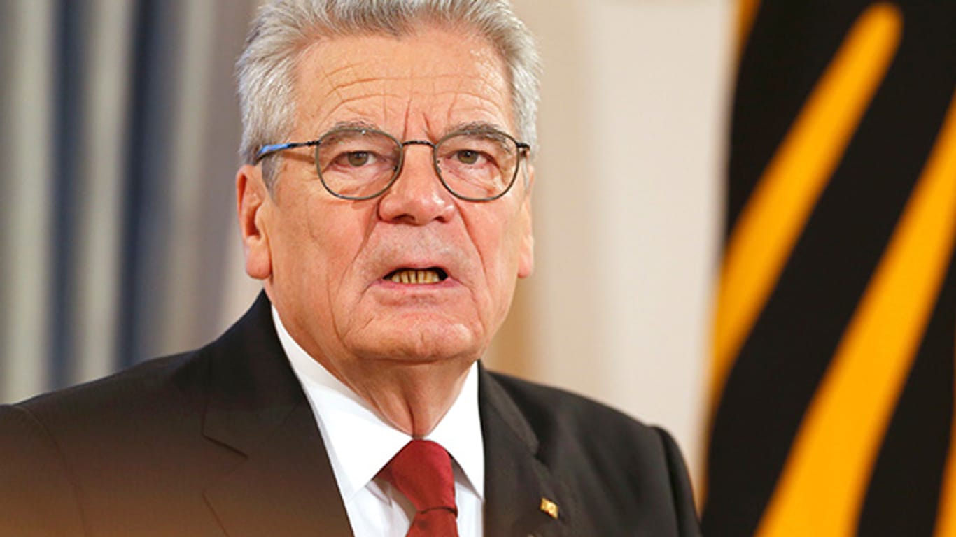 Bundespräsident Joachim Gauck (Archivbild): Er sieht bei den Aktivisten der "Letzten Generation" strategische Fehler.