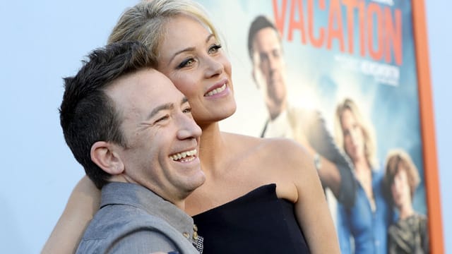 Christina Applegate und ihr ehemaliger Serienbruder David Faustino bei der Premiere ihres neuen Films "Vacation".