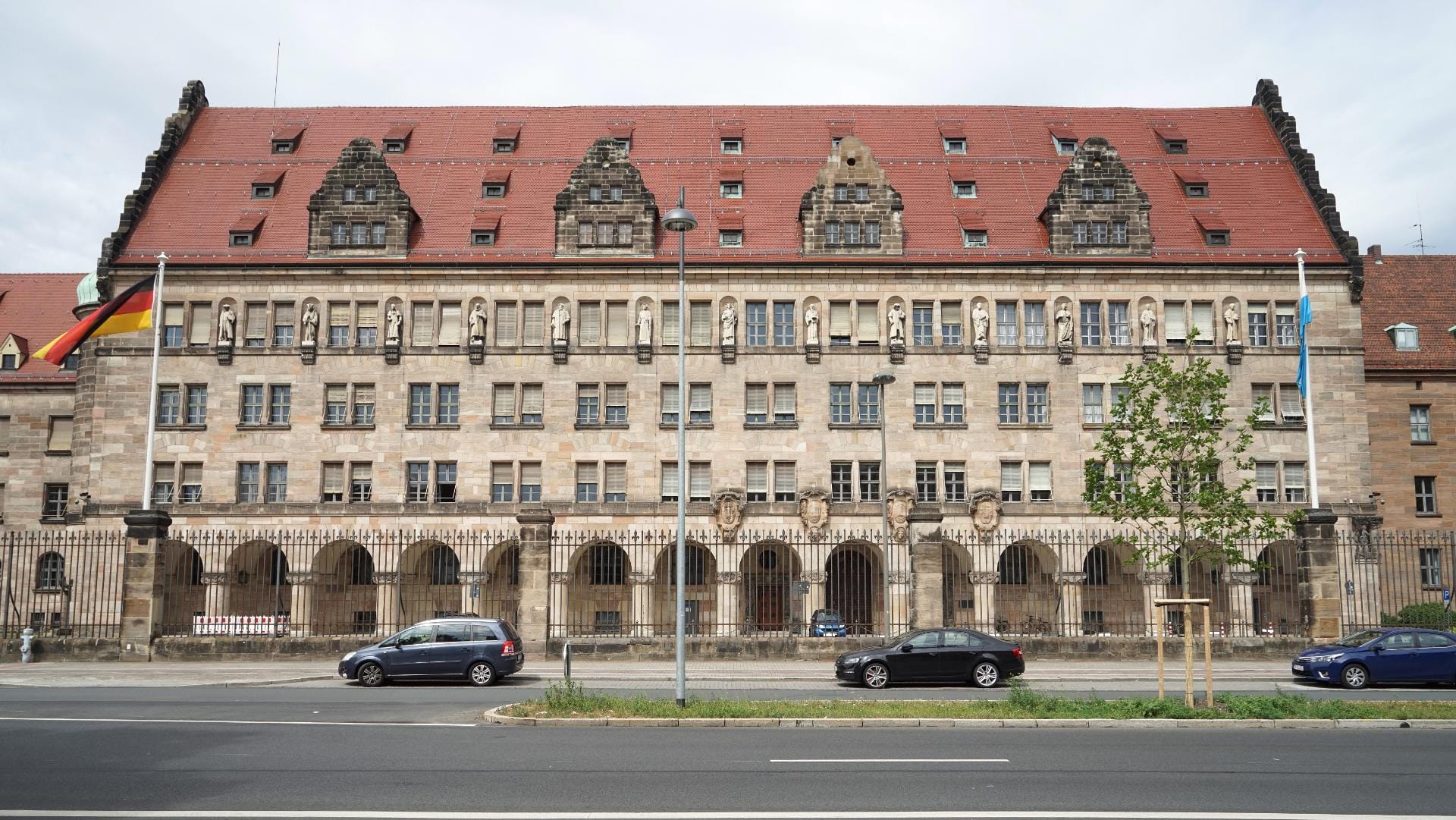 Der Justizpalast in Nürnberg. Der Justizpalast in Nürnberg.