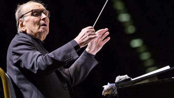 Altmeister Ennio Morricone in seinem Element.