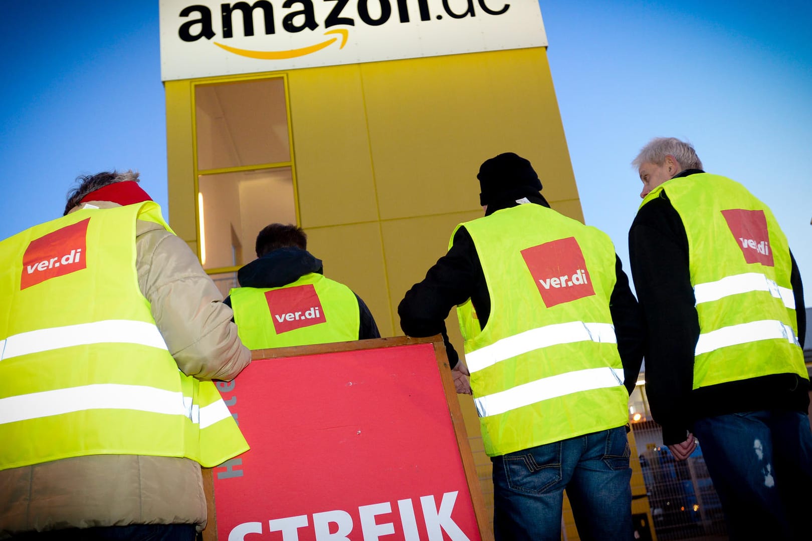 Streik bei Amazon.