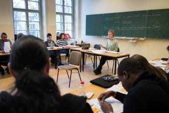 Integrationskurs in der Volkshochschule.