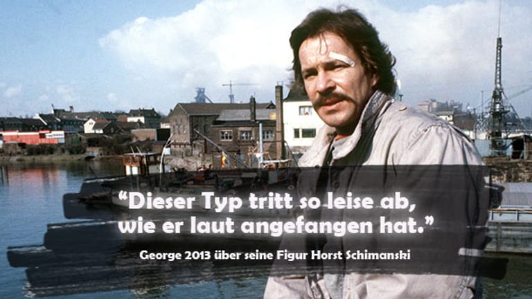 Nach insgesamt 48 Auftritten im "Tatort" und der Serie "Schimanski" hängte George 2013 "Schimmis" Parka dann endgültig an den Nagel.