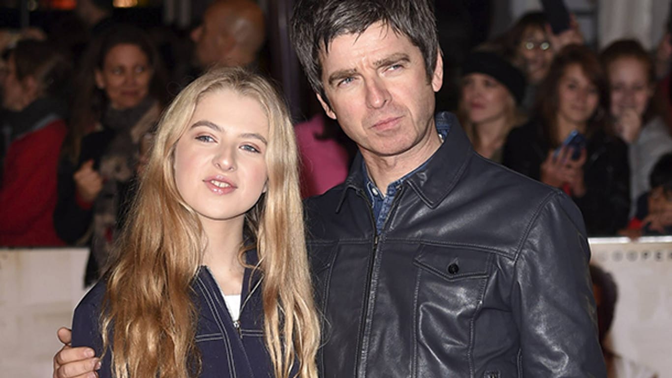 Noel und Anais Gallagher bei der Premiere des Kinofilms "Im Rausch der Sterne" im Oktober 2015 in London.
