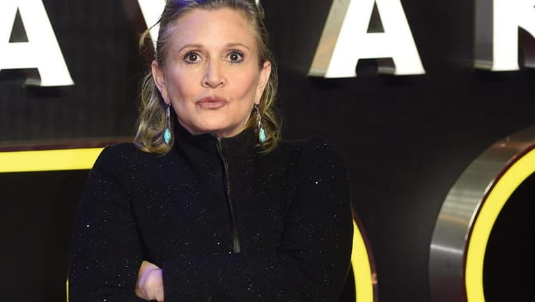Carrie Fisher bei der Europapremiere von "Star Wars: Das Erwachen der Macht" im Dezember 2015 in London.