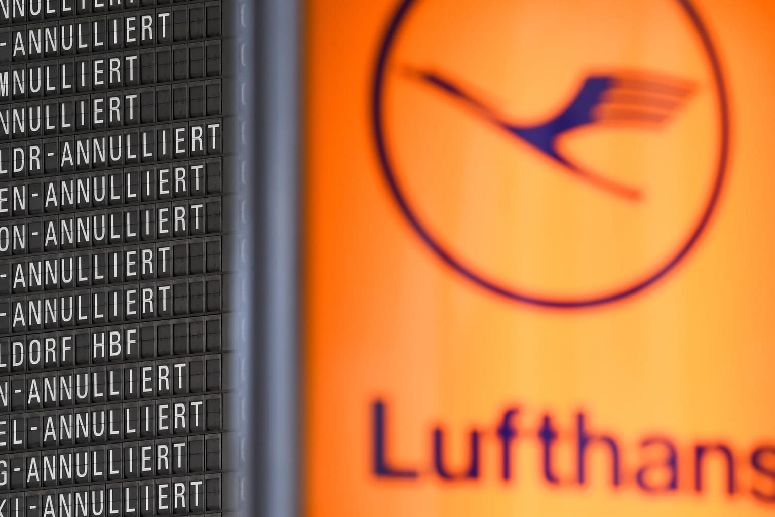 Aufgrund des Pilotenstreiks muss die Lufthansa viele Flüge annullieren.