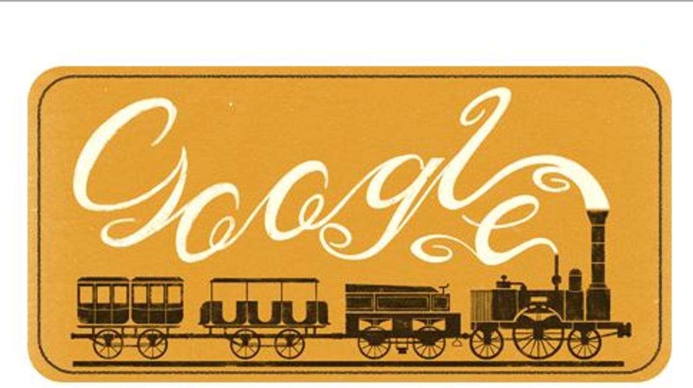 Zum 181. Jahrestag der ersten Fahrt der legendären Adler-Lokomotive gibt es ein Google Doodle.
