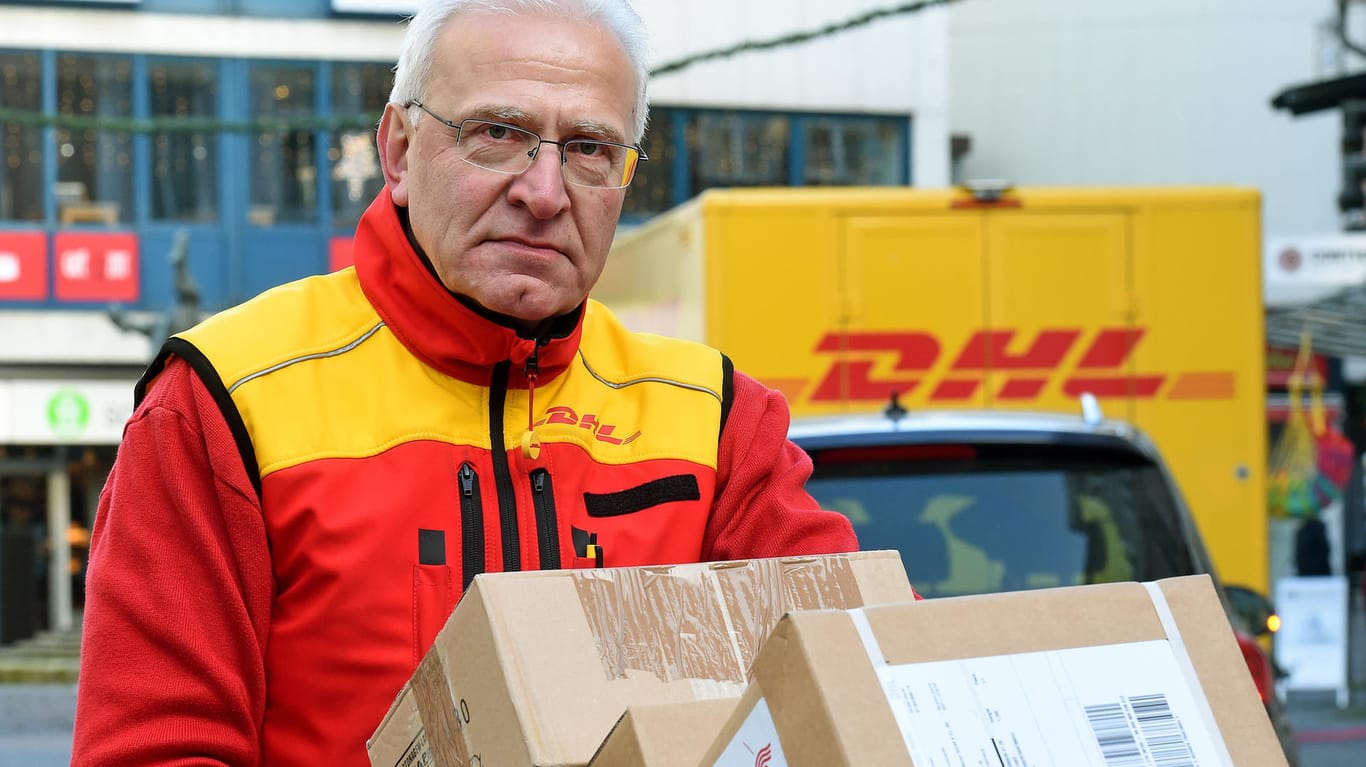 DHL-Paketzusteller Hans-Joachim Harnagel: "Der Stress ist halt riesig."