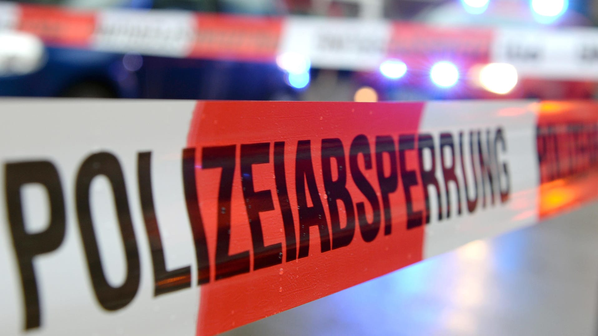 Polizeiabsperrung