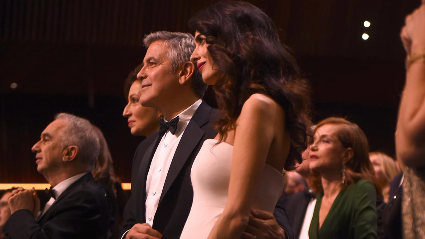 George und Amal Clooney bei der 42. Cesar Show