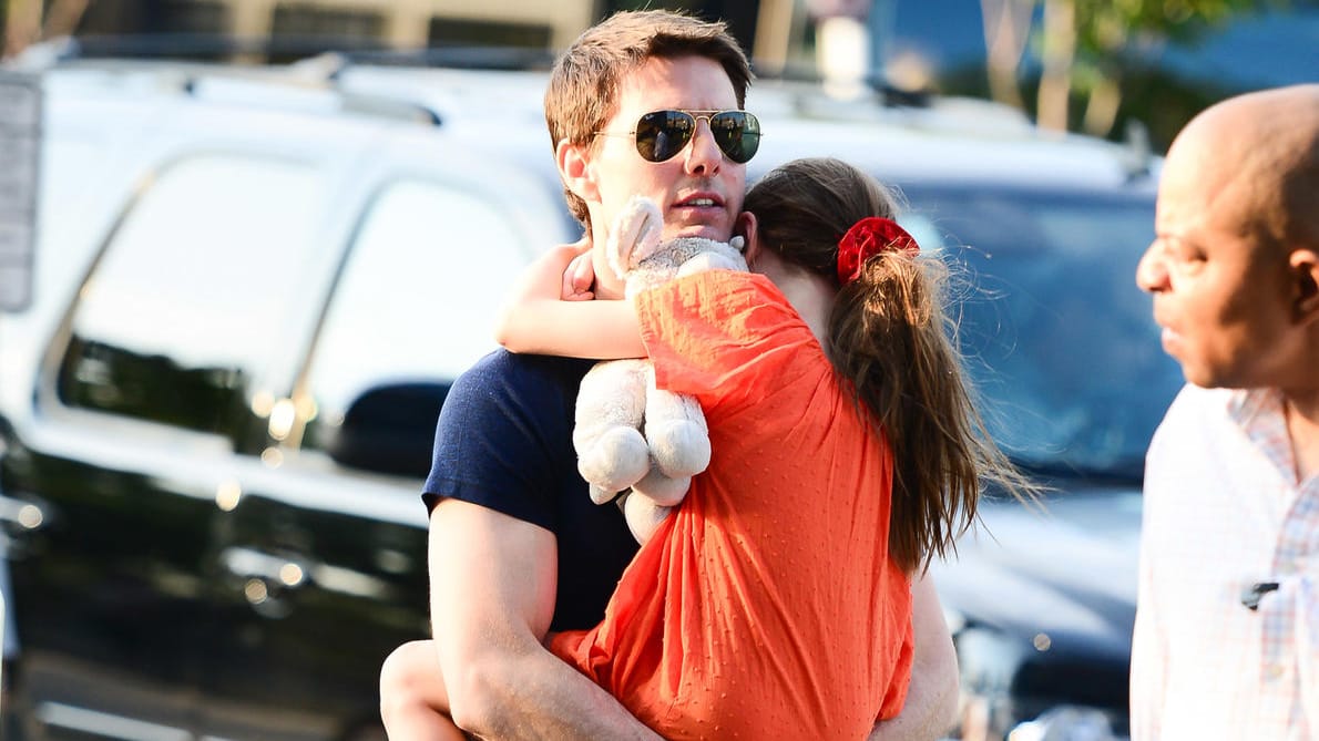 Tom cruise and daughter suri-NY