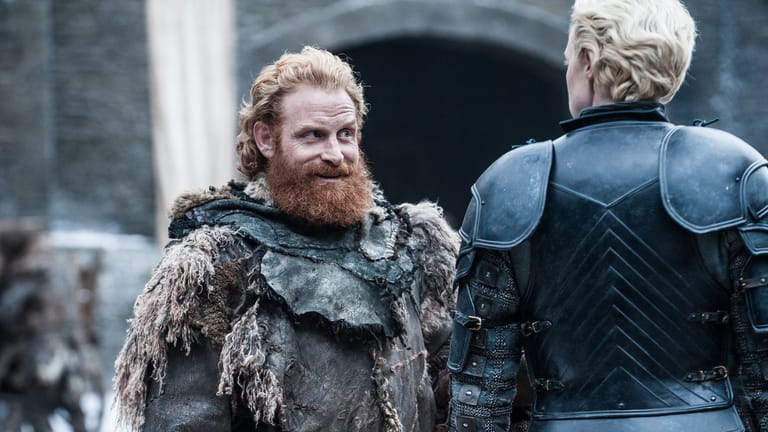Kristofer Hivju und Gwendoline Christie als Tormund Riesentod und Brienne von Tarth - "Game of Thrones"