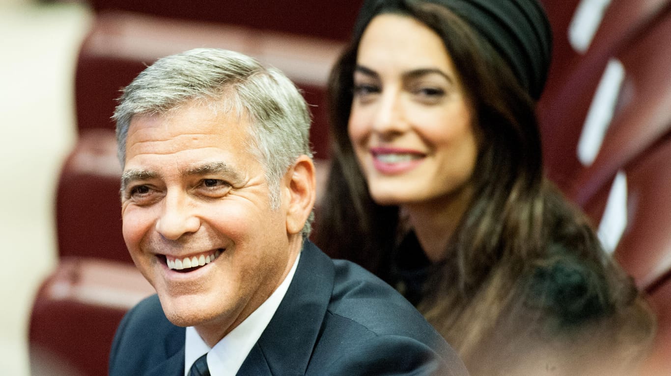 George Clooney und Amal werden schon bald ihre Babys in den Armen halten.