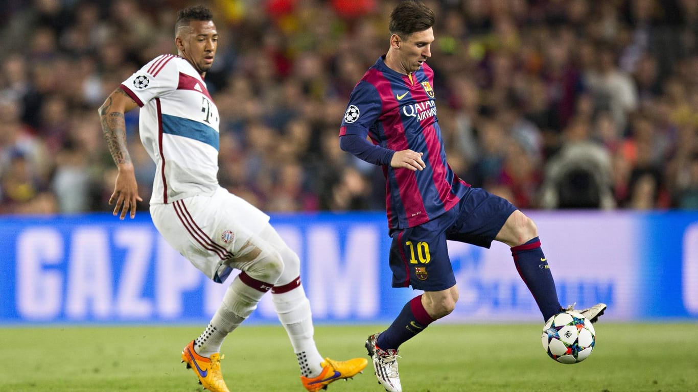 Lionel Messi "kann man schlicht und ergreifend nicht alleine stoppen", sagt Jerome Boateng.