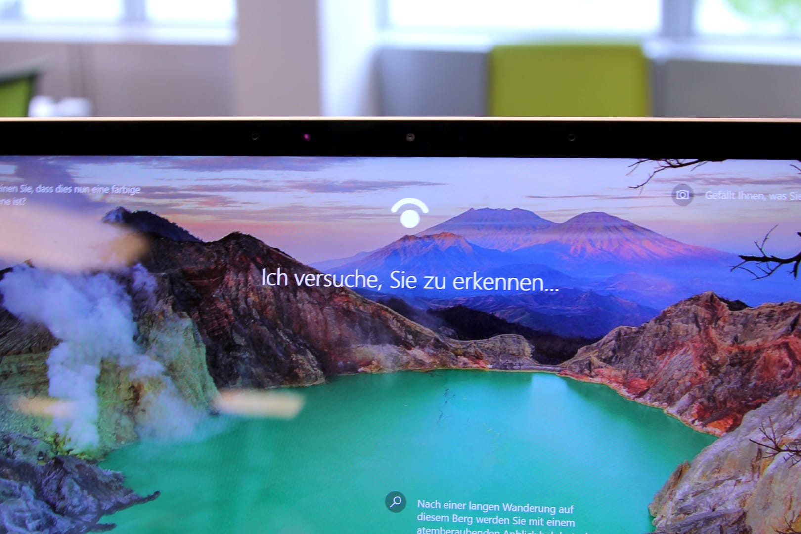 Windows Hello Gesichtserkennung
