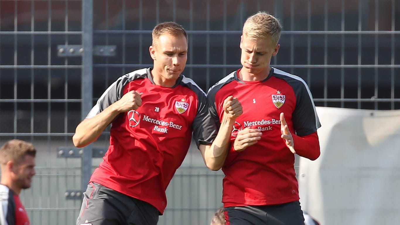 Duo in der VfB-Abwehr: Routinier Holger Badstuber (l.) mit Talent Timo Baumgartl