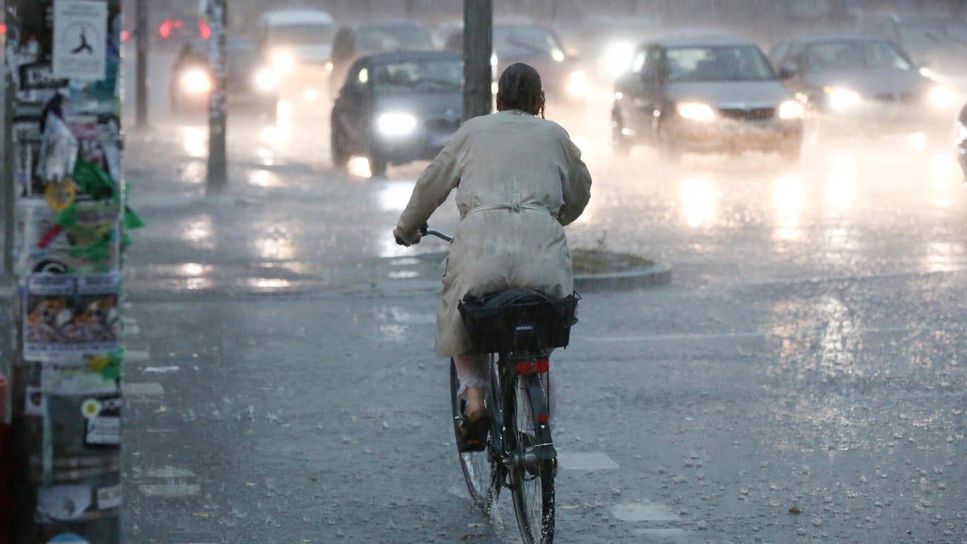 Hamburg: Unwetter und Starkregen herrschten gestern in der Hansestadt.