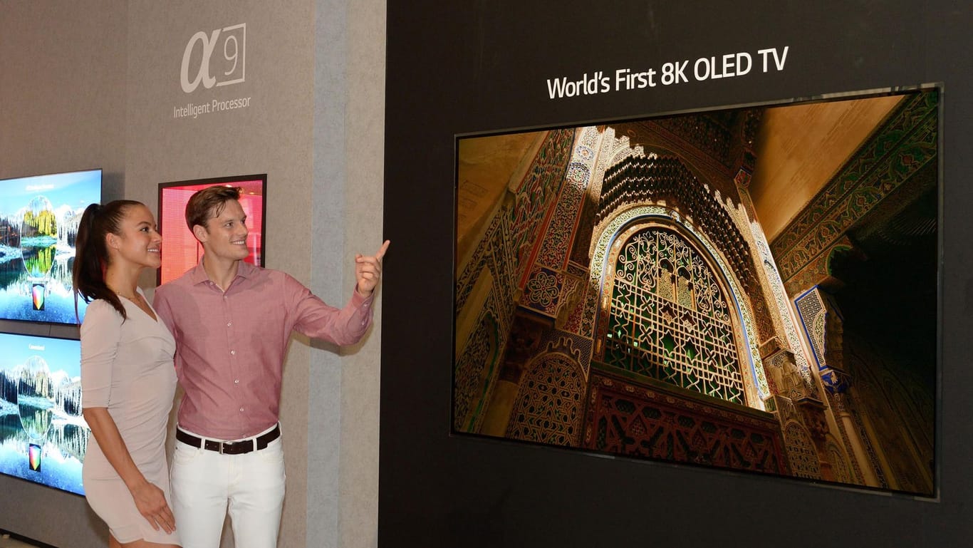 OLED-Fernseher mit 8K-Auflösung von LG.