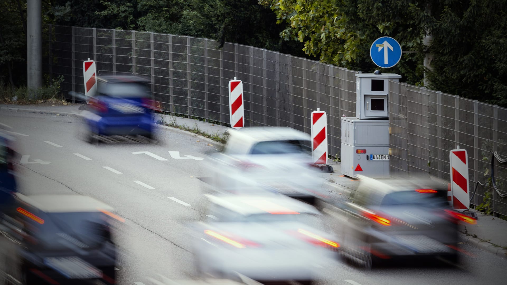 Bundesweit erstes Streckenradar-Messgerät