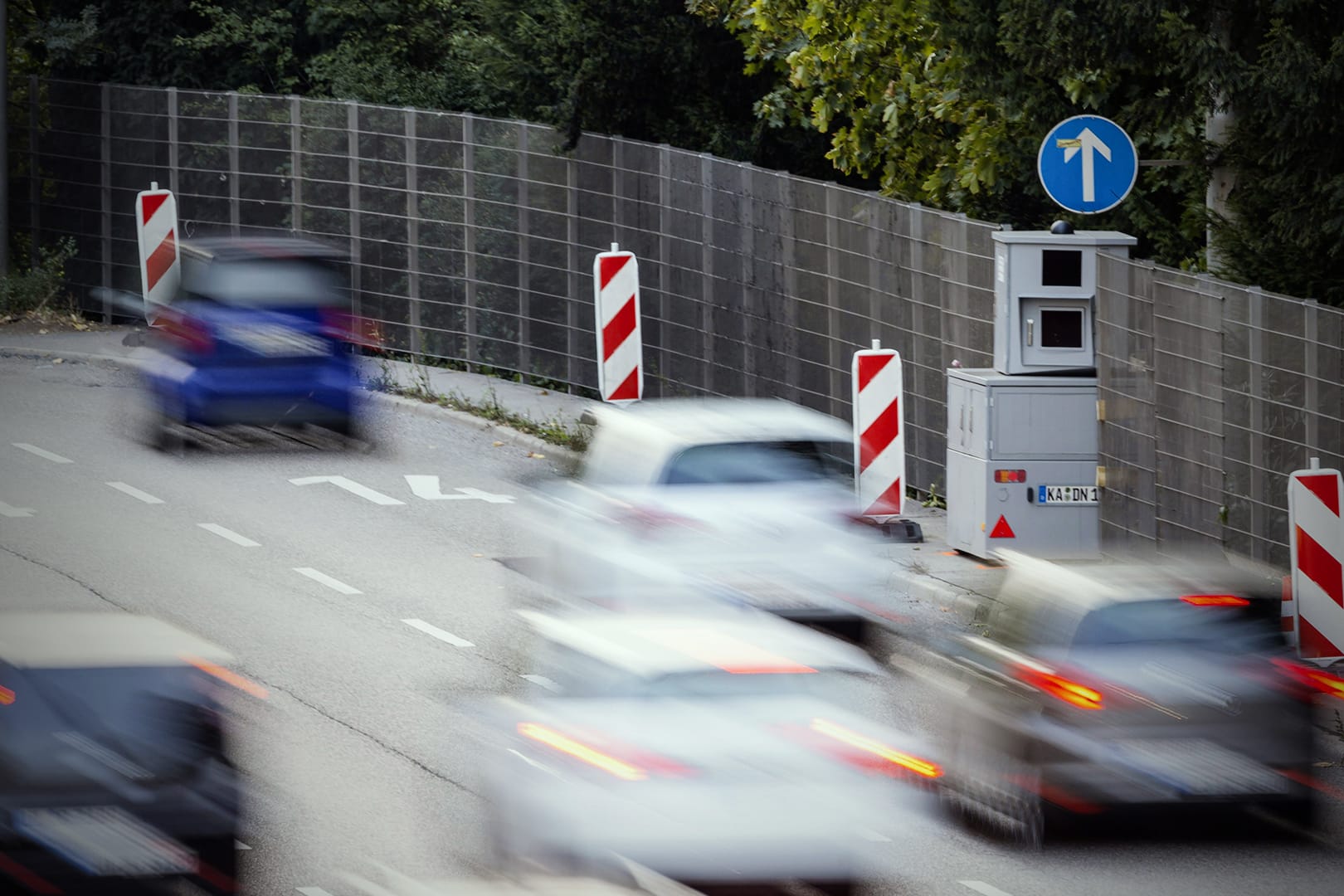 Bundesweit erstes Streckenradar-Messgerät