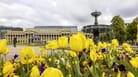 DEU Deutschland Baden Württemberg Stuttgart 28 04 2019 Schlossplatz Stuttgart mit Neuem Schlos