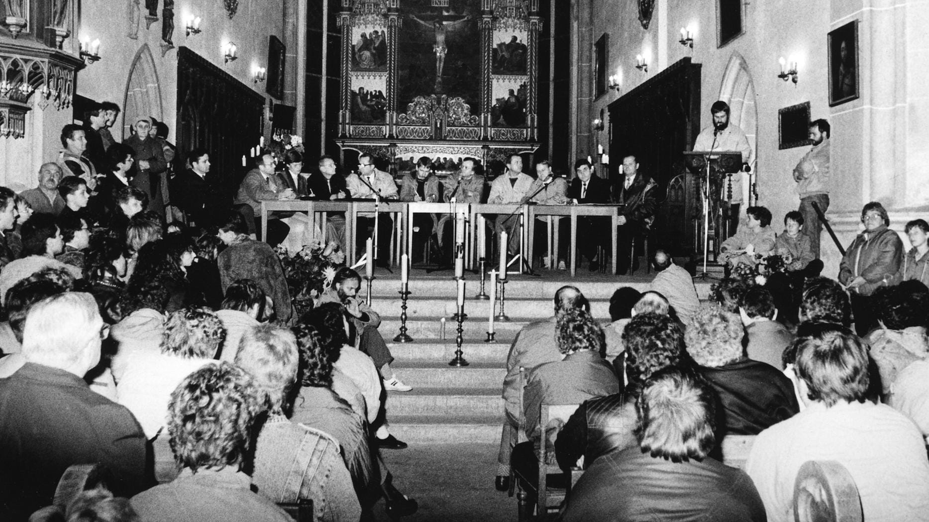 Podiumsgespräch in der Aegidienkirche: "Die Stimmung kann man gar beschreiben. Da lag Dynamit in der Luft."