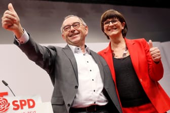 SPD: Das neue Führungsduo hat gleich den Ton gegenüber der Union verschärft.
