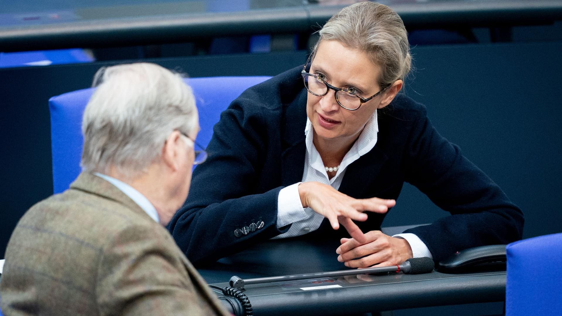 Alexander Gauland und Alice Weidel: Die AfD-Fraktion im Bundestag ignorierte die Abstandsregeln demonstrativ.