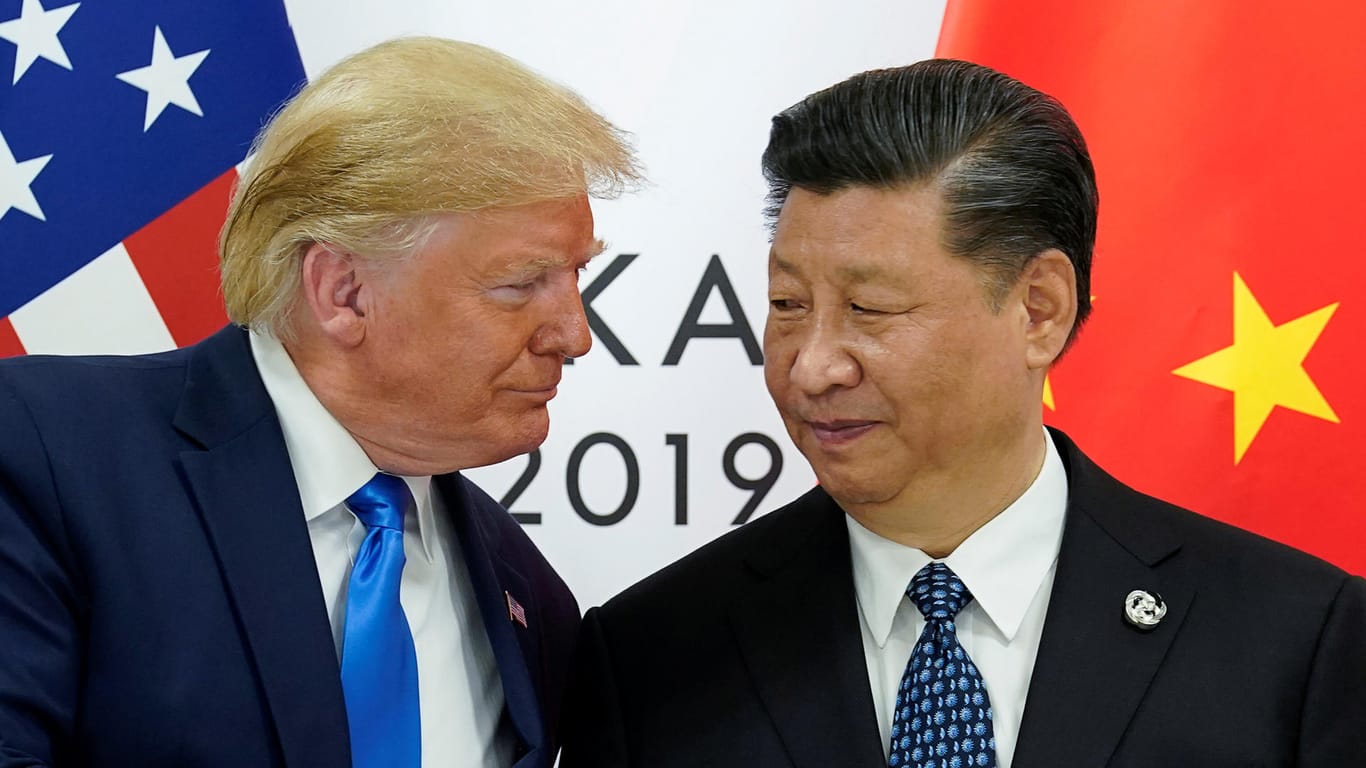 Donald Trump, Xi Jinping beim G20-Gipfel in Osaka: Neuer Zungenschlag in Washington.