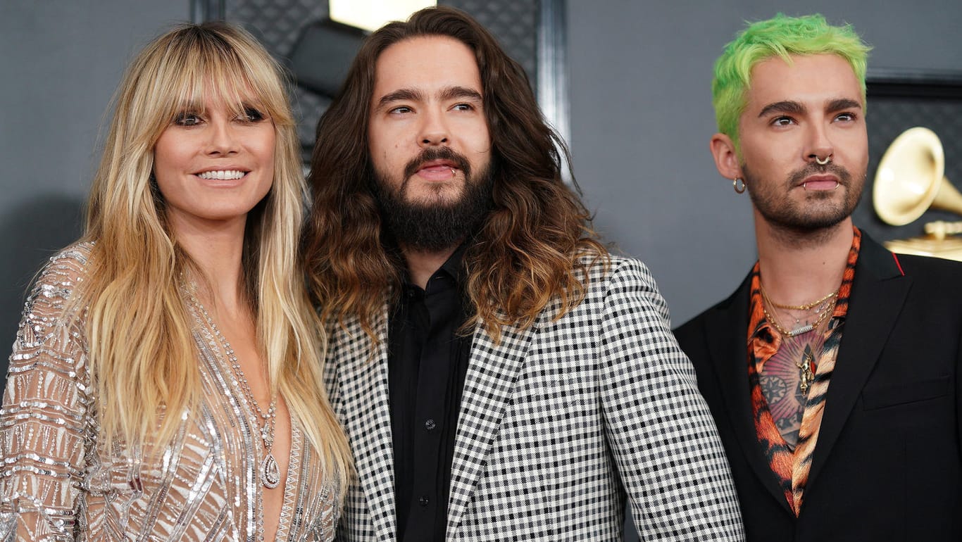 Heidi Klum, Tom und Bill Kaulitz: Die Tokio-Hotel-Zwillinge sind jetzt 35 Jahre alt.