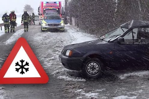 In mehreren Regionen sorgten am Dienstagvormittag Schneefälle für Chaos.