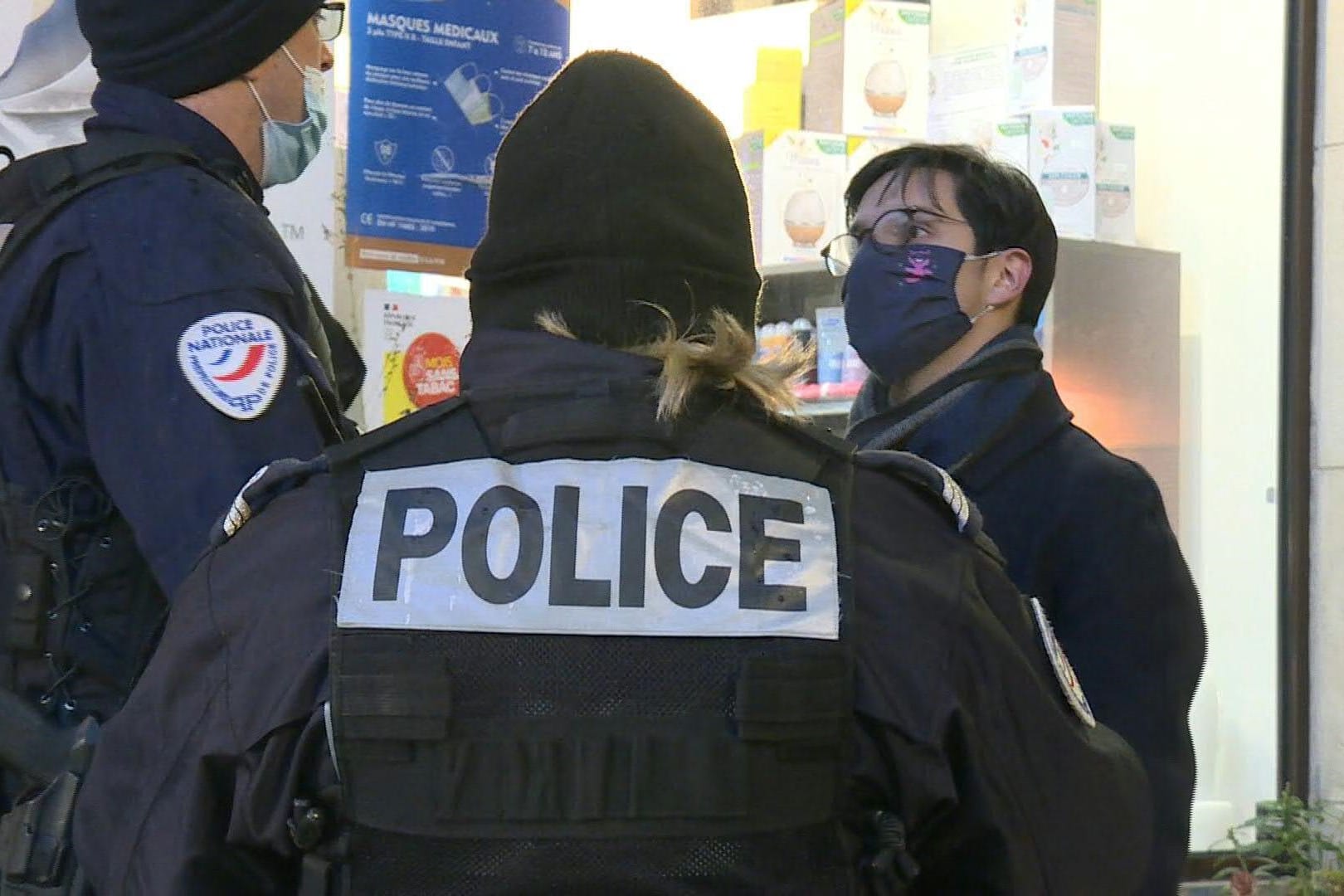 Polizei in Frankreich kontrolliert Ausgangssperre und verhängt Bußgelder