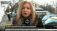 Live im TV: Berliner Rentner schubst Reporterin