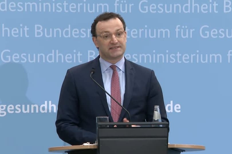 Schnelltests und Mutationen: Jens Spahn spricht über die prozentuale Ausbreitung der Corona-Mutation.