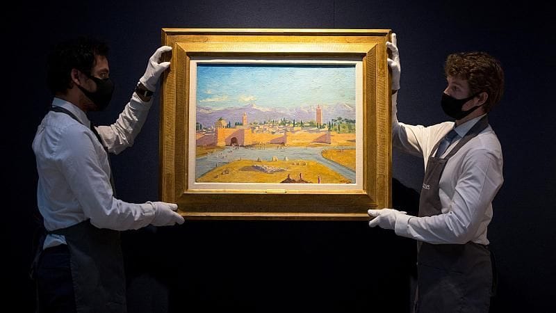 Er malte es selbst: Am 1. März kommt ein Gemälde, das Winston Churchill selbst malte in London Christie's unter den Hammer.
